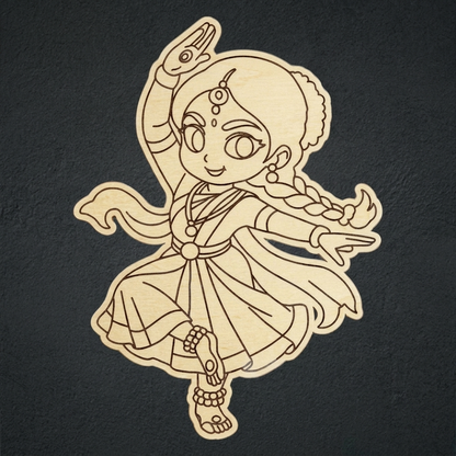 Dancing Lady 18 Mdf Cutout