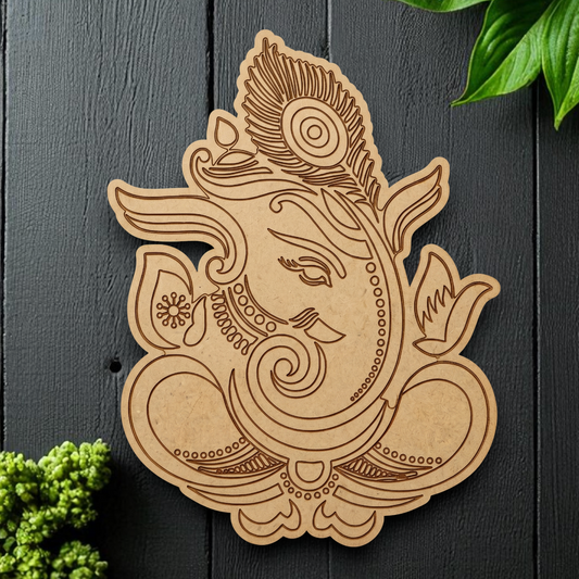Ganesha 2 MDF Cutout