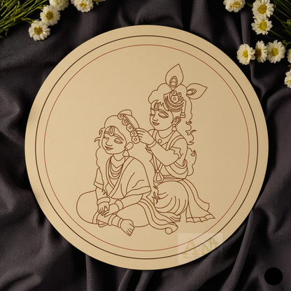 Radha krishna 4 MDF Premarked