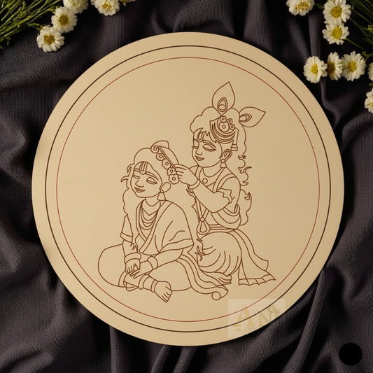 Radha krishna 4 MDF Premarked