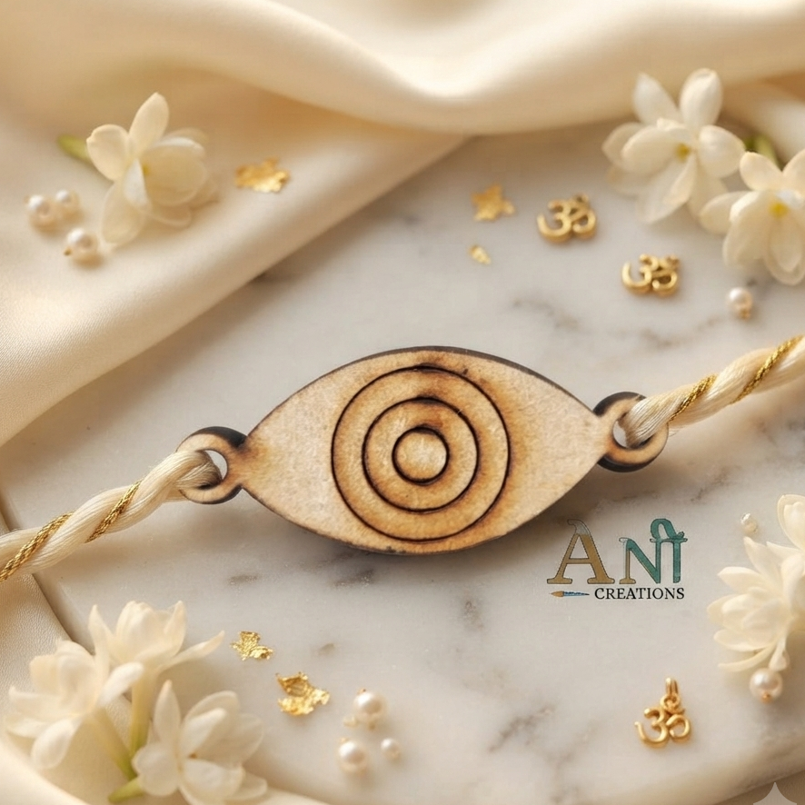 Rakhi Cutout MDF Design 7