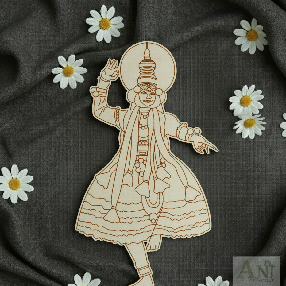Kathakali Premarked MDF Cutout