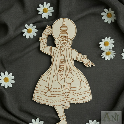 Kathakali Premarked MDF Cutout