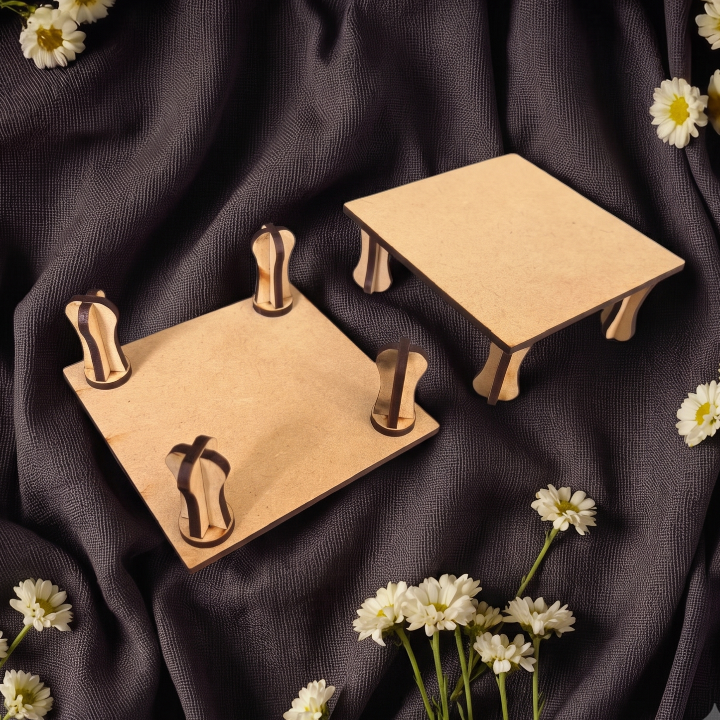 MDF Chowki Cutout