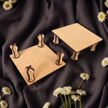 MDF Chowki Cutout