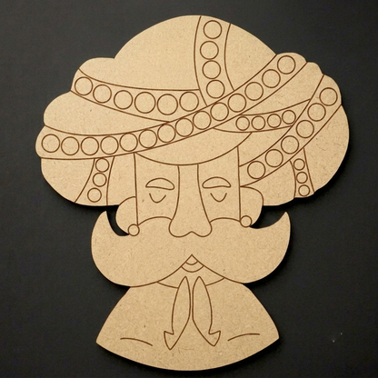 Padharo saa Man 2 MDF Cutout