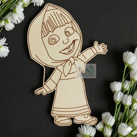 Masha MDF Cutout