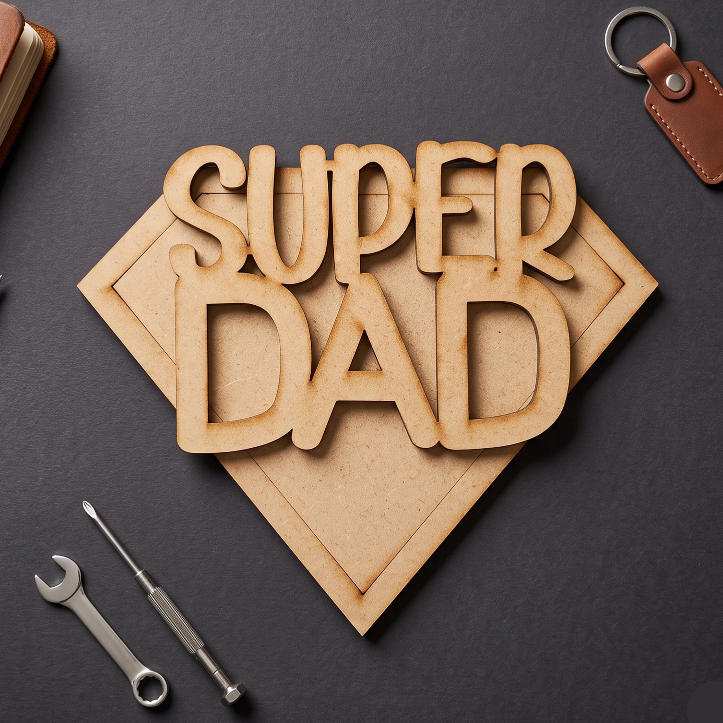 Father's day bases MDF Cutout 3