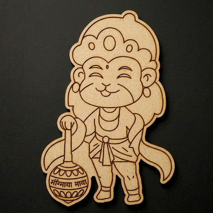 Hanuman ji 3 MDF Cutout