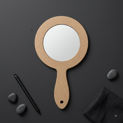 Hand Mirror MDF Cutout 5
