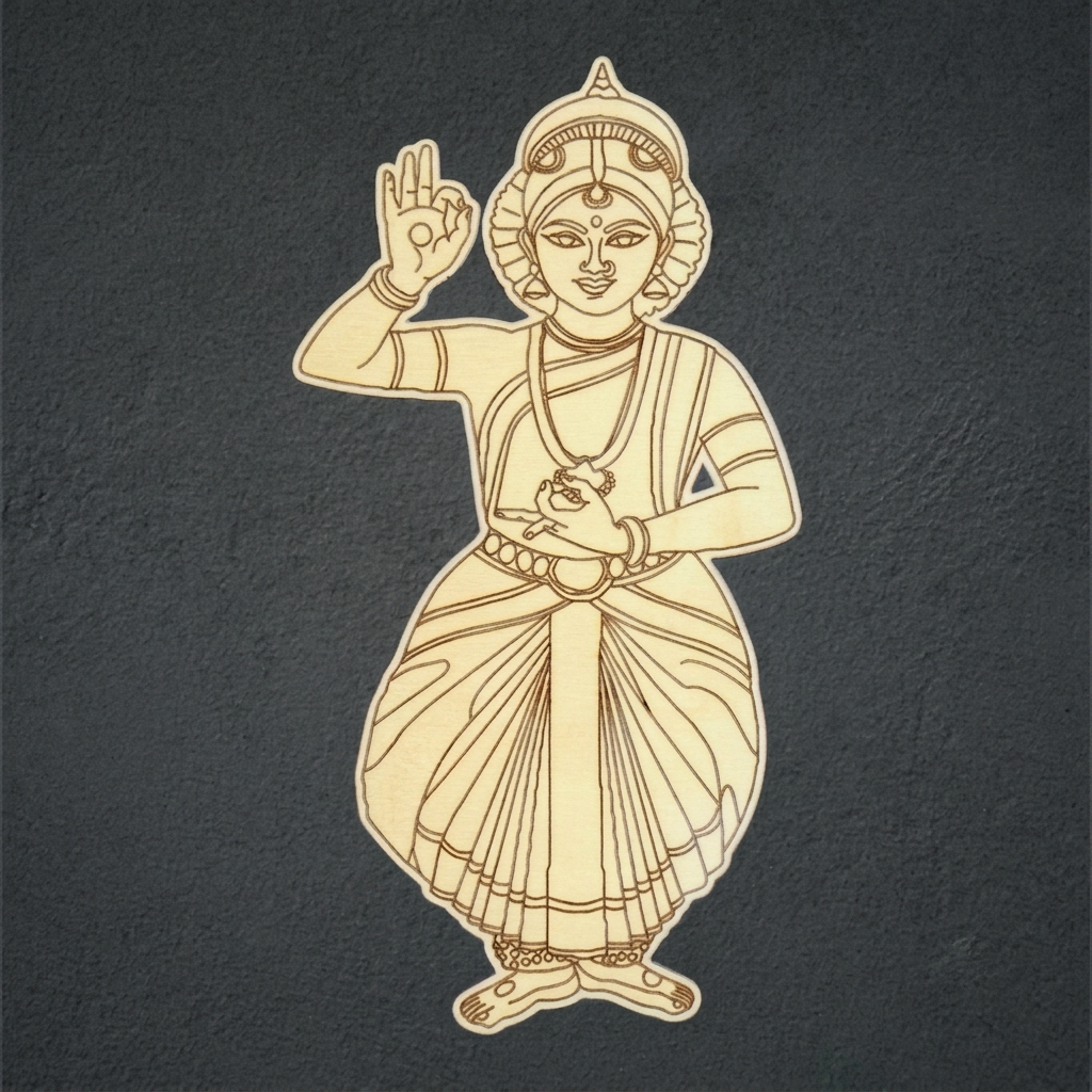 Dancing Lady 20 Mdf Cutout