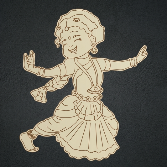 Dancing Lady 1 Mdf Cutout