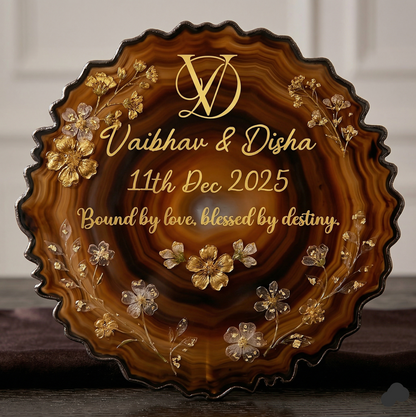 couple Wedding Platter 1