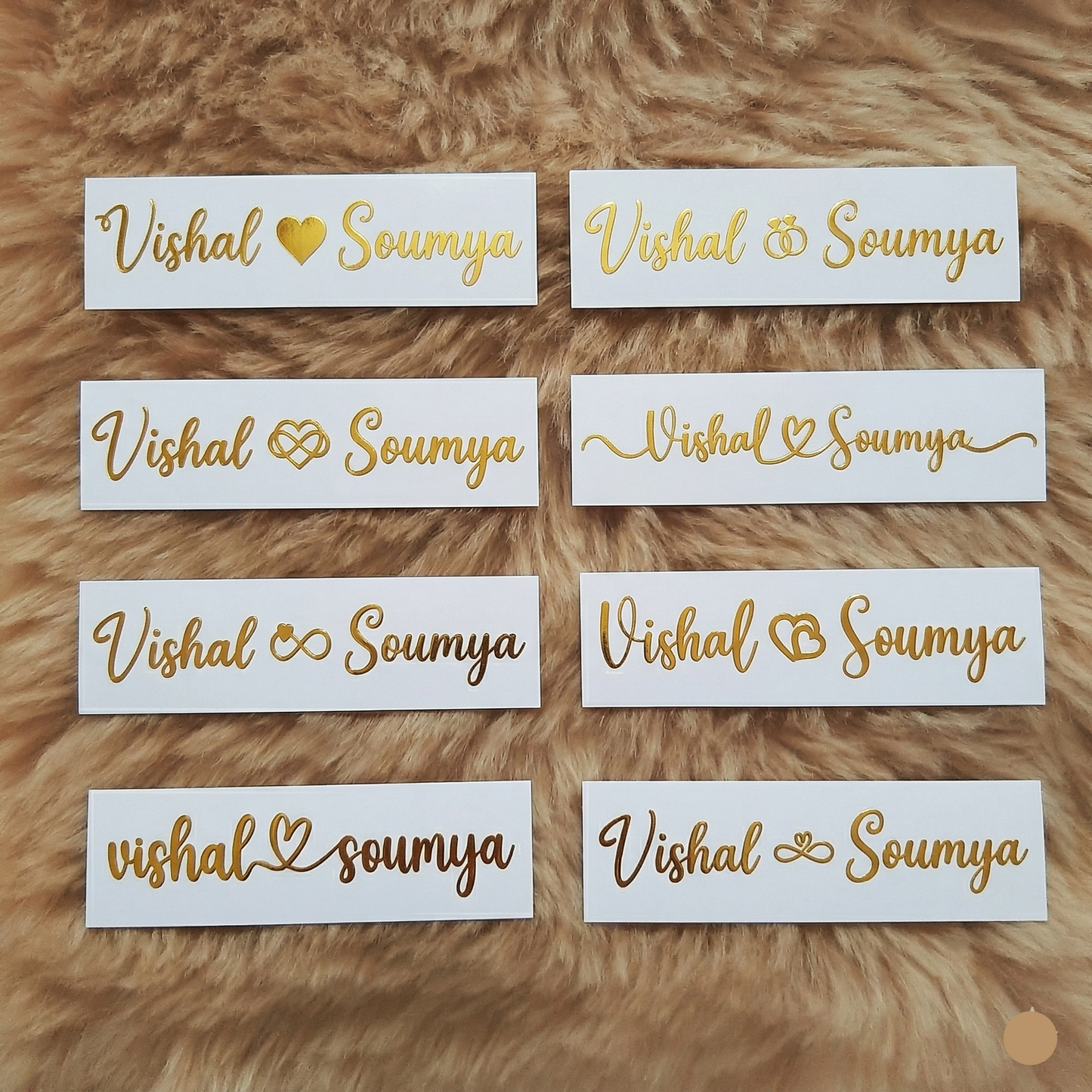 Couple Name Vinyl Sticker