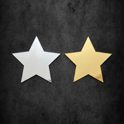 Star Acrylic Mirror - 1000 Pcs