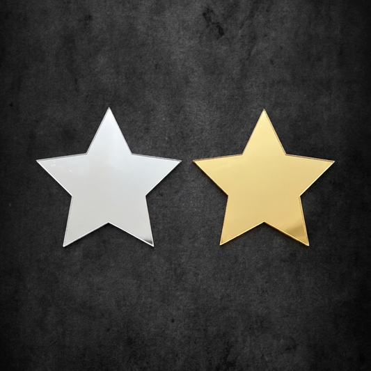 Star Acrylic Mirror - 1000 Pcs