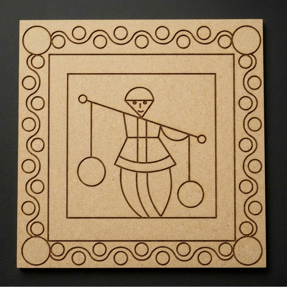 Warli 1 MDF Premarked