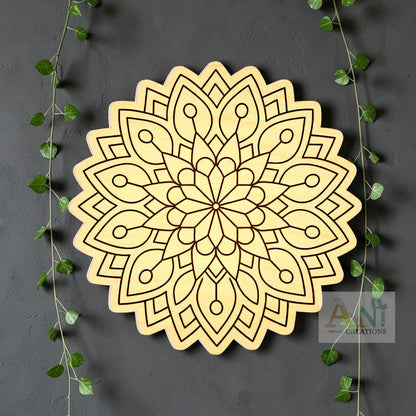 Mandala 24 MDF Premarked