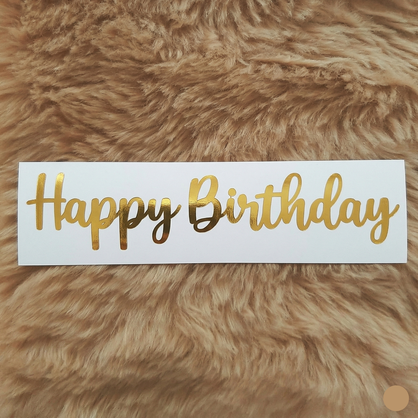 Happy Birthday vinyl sticker