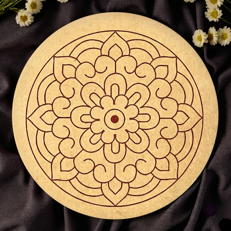 Mandala 25 MDF Premarked