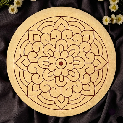 Mandala 25 MDF Premarked