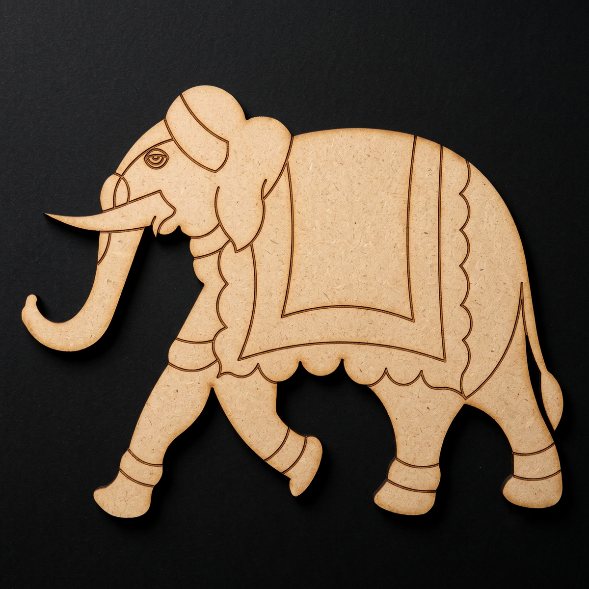 Cartoon elephant 10 MDF Cutout