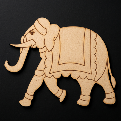 Cartoon elephant 10 MDF Cutout