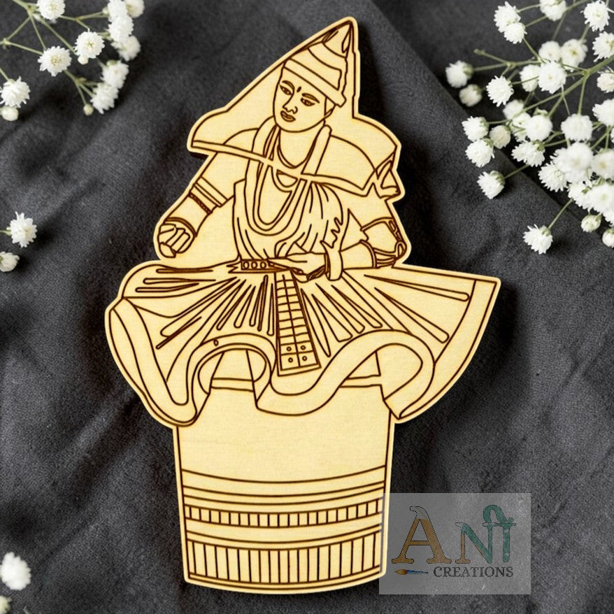 Dancing Lady 19 Mdf Cutout