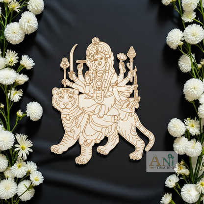 Durga Mata ji  MDF Cutout