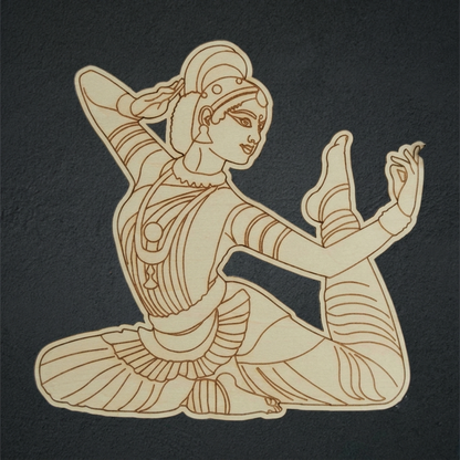 Dancing Lady 8 Mdf Cutout