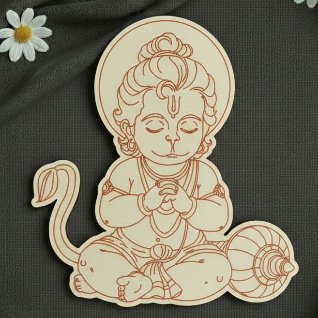 Hanuman ji  2 MDF Cutout