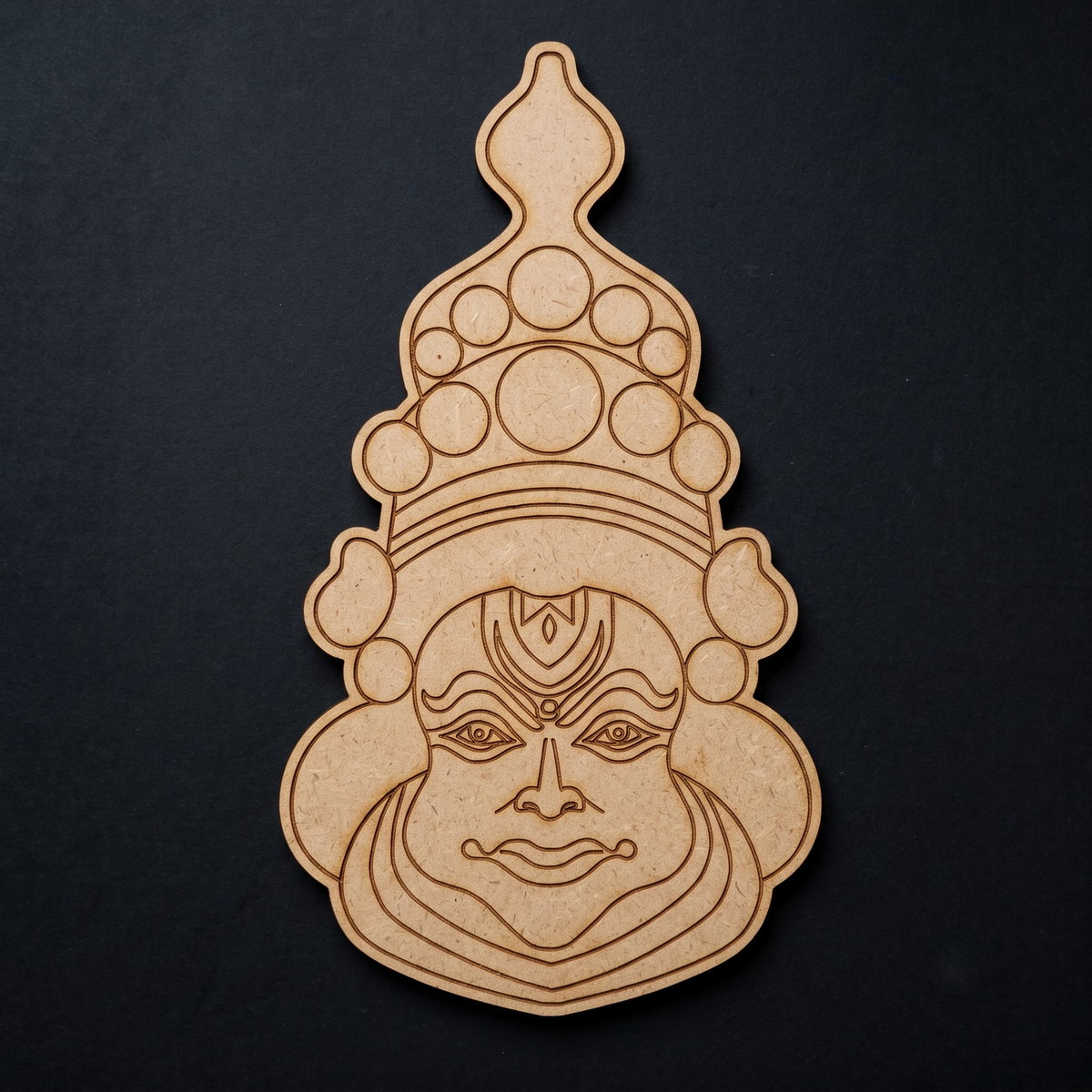 Kathakali MDF Cutout