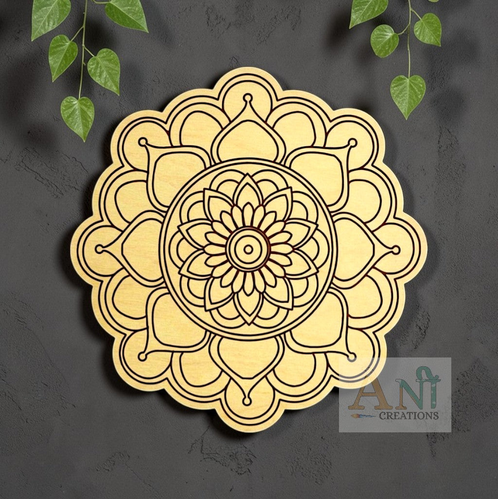 Mandala 26 MDF Premarked