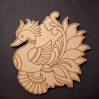 Peacock 5 MDF Cutout