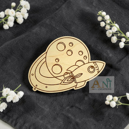 Space Planet 4 MDF Cutout