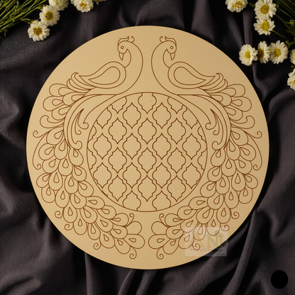 Peacock 18 MDF Premarked