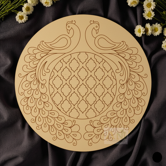 Peacock 18 MDF Premarked