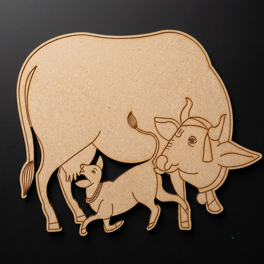 Cow Calf 3 MDF Cutout