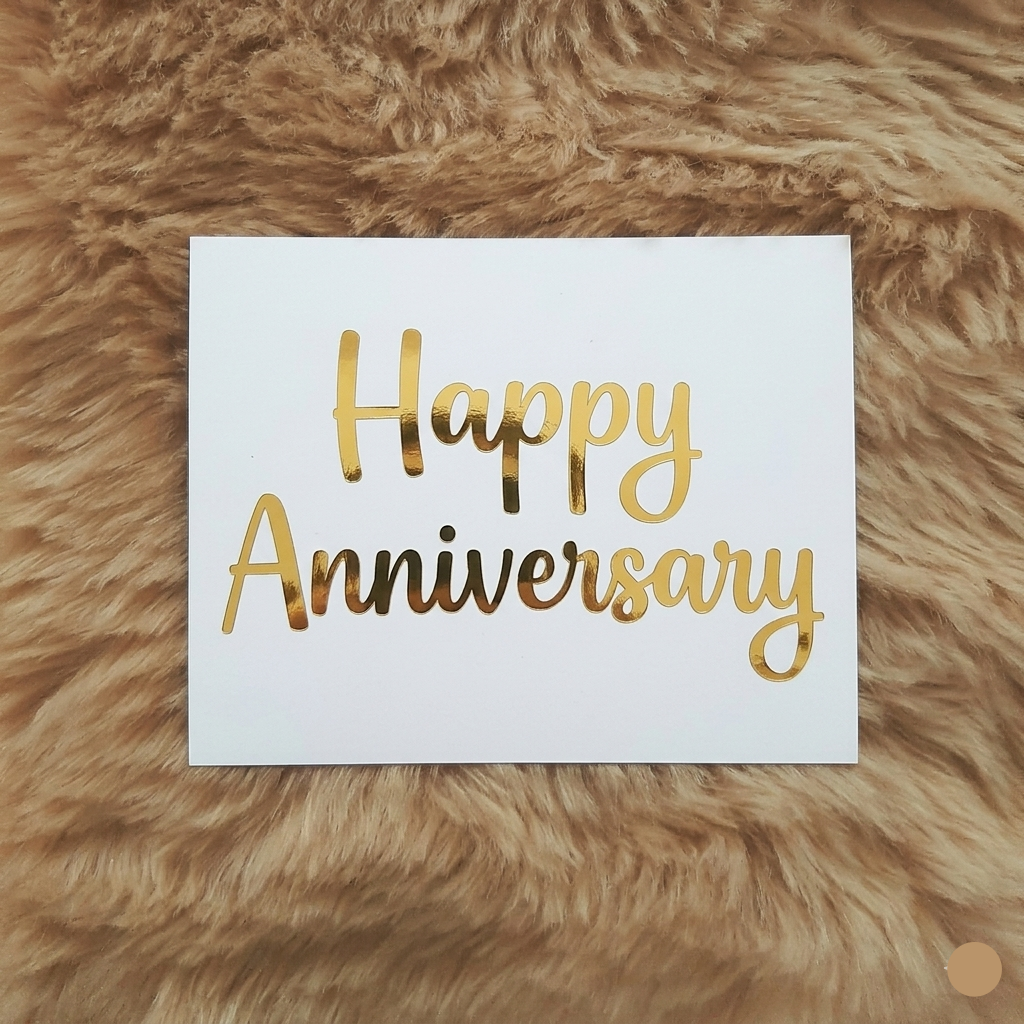 Happy Anniversary 1 vinyl sticker
