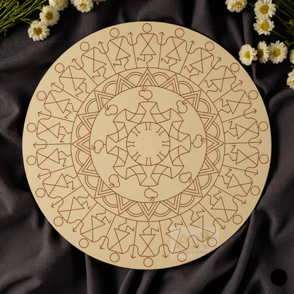 Warli 4 MDF Premarked