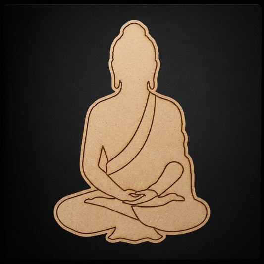 Budhha MDF Cutout