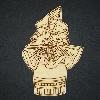 Dancing Lady 19 Mdf Cutout