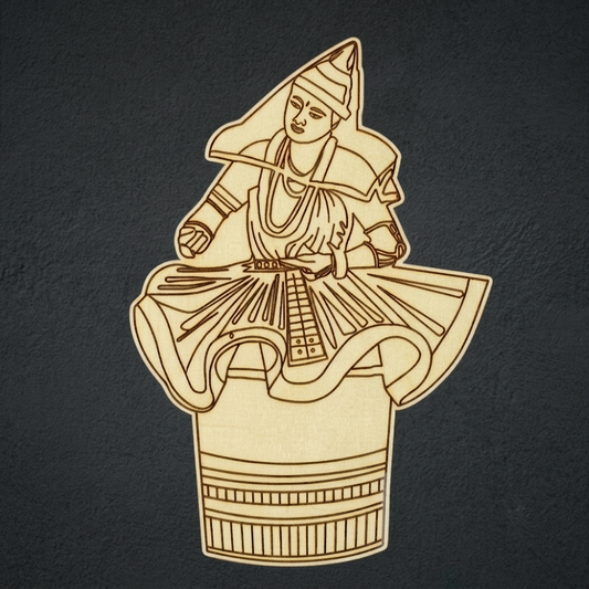 Dancing Lady 19 Mdf Cutout