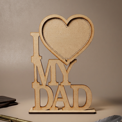 Father's day bases MDF Cutout 6