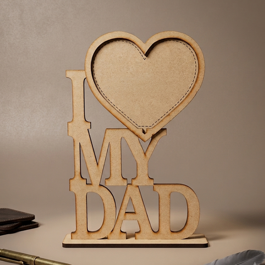 Father's day bases MDF Cutout 6