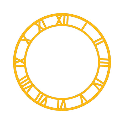 Golden Acrylic Roman Clock Dial 3