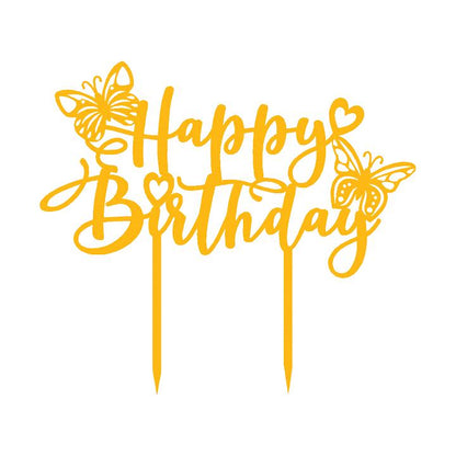 Happy Birthday 1 Cake  Topper