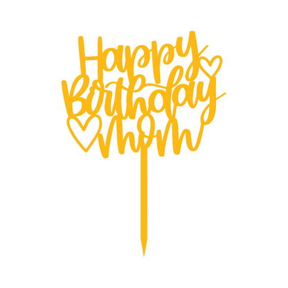 Happy Birthday 4 Cake  Topper