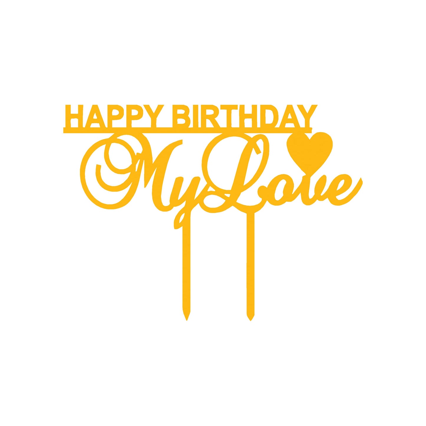 Happy Birthday 5 Cake  Topper