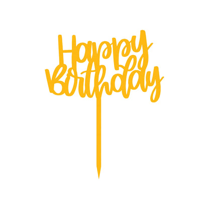 Happy Birthday 6 Cake  Topper